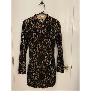 AKIRA Mini Lace Dress